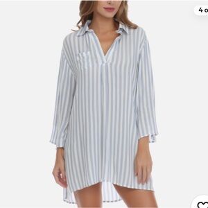 Raviya Flowy Striped Top